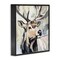 Stupell Industries Neutral Bull Elk Portrait Framed Giclee, design by Tina LeCour